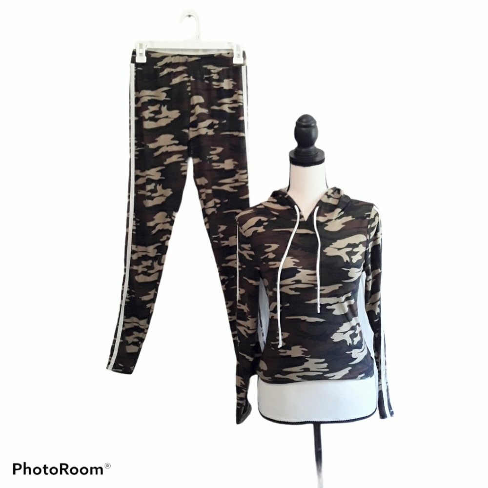 Boom Boom Jeans Camouflage Lounge Set